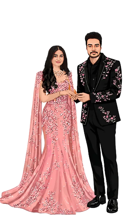 Bhushan & Pragyansa invitation design