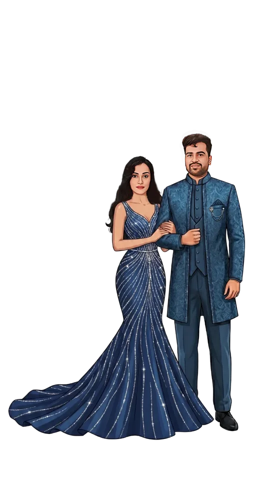 Rushikesh & Prajakta invitation design